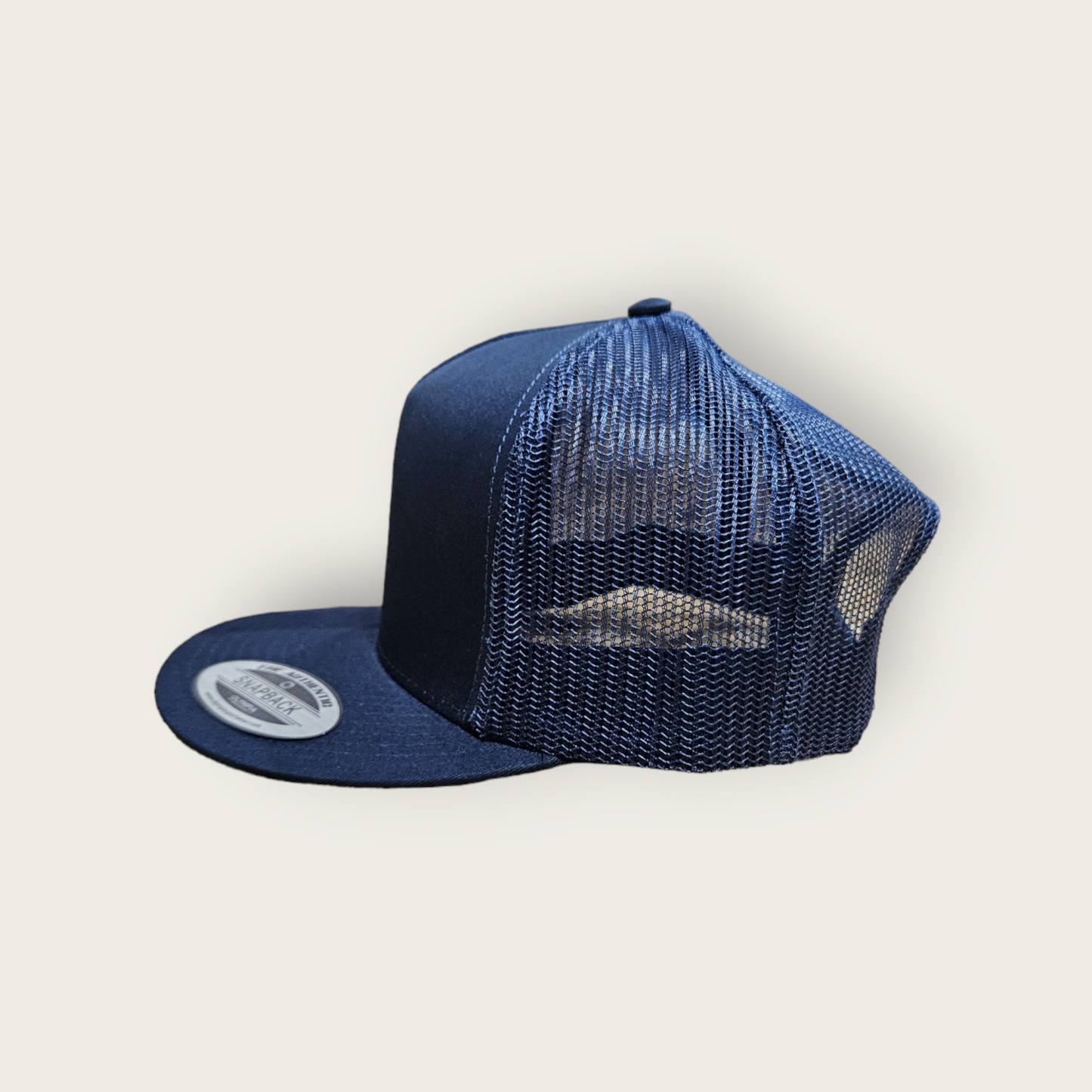 5 Panel Navy/Navy Trucker Hat Snapback 105C