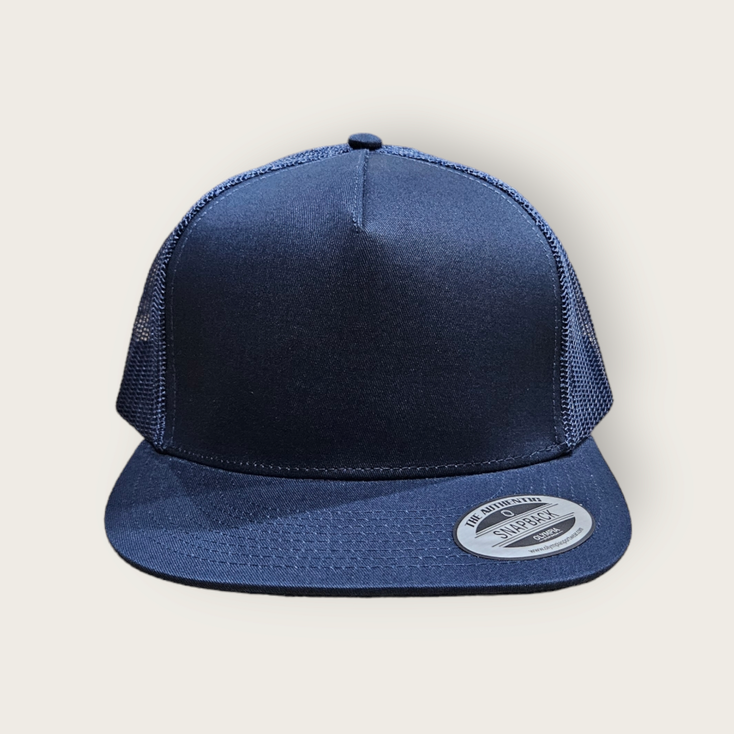 5 Panel Navy/Navy Trucker Hat Snapback 105C