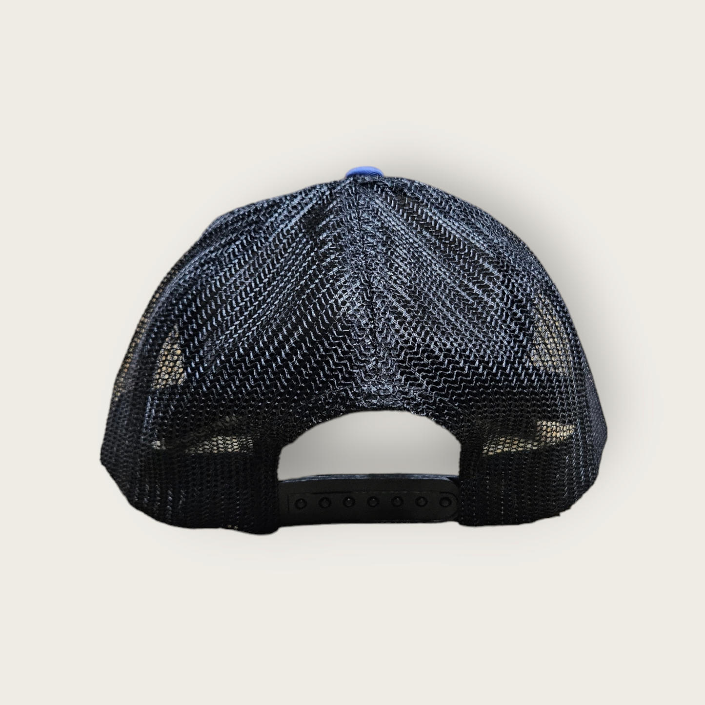 5 Panel Royal/Black Trucker Hat Snapback 105C