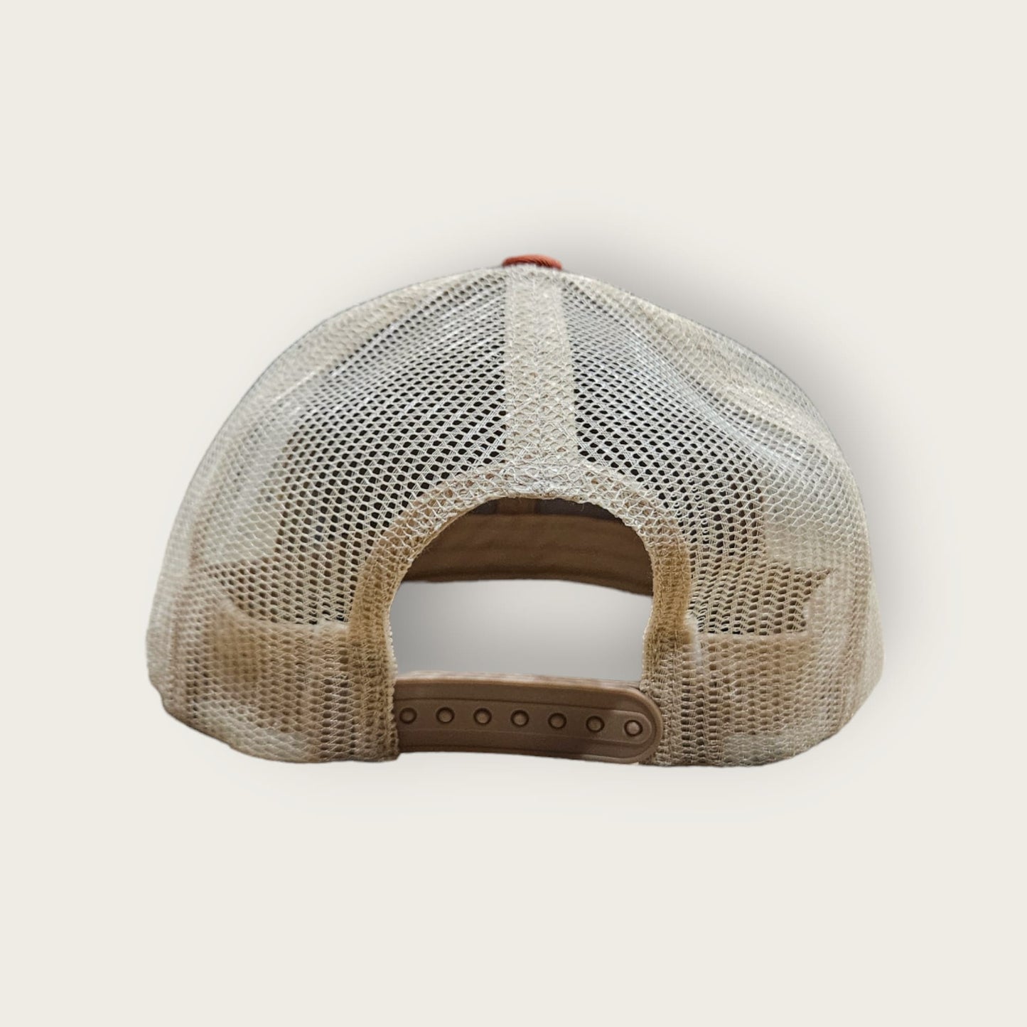 6 Panel Carmel/Khaki Trucker Hat 110C