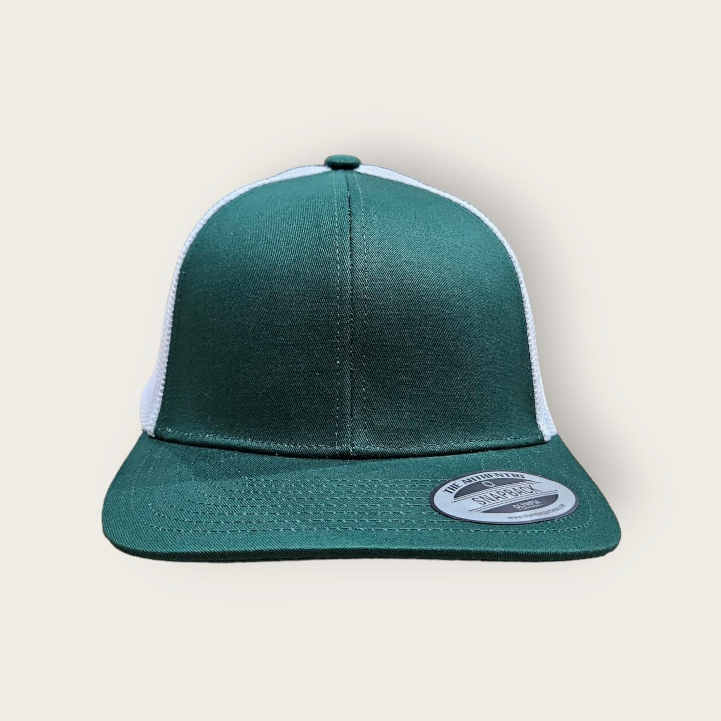 6 Panel Green/White Trucker Hat 110C
