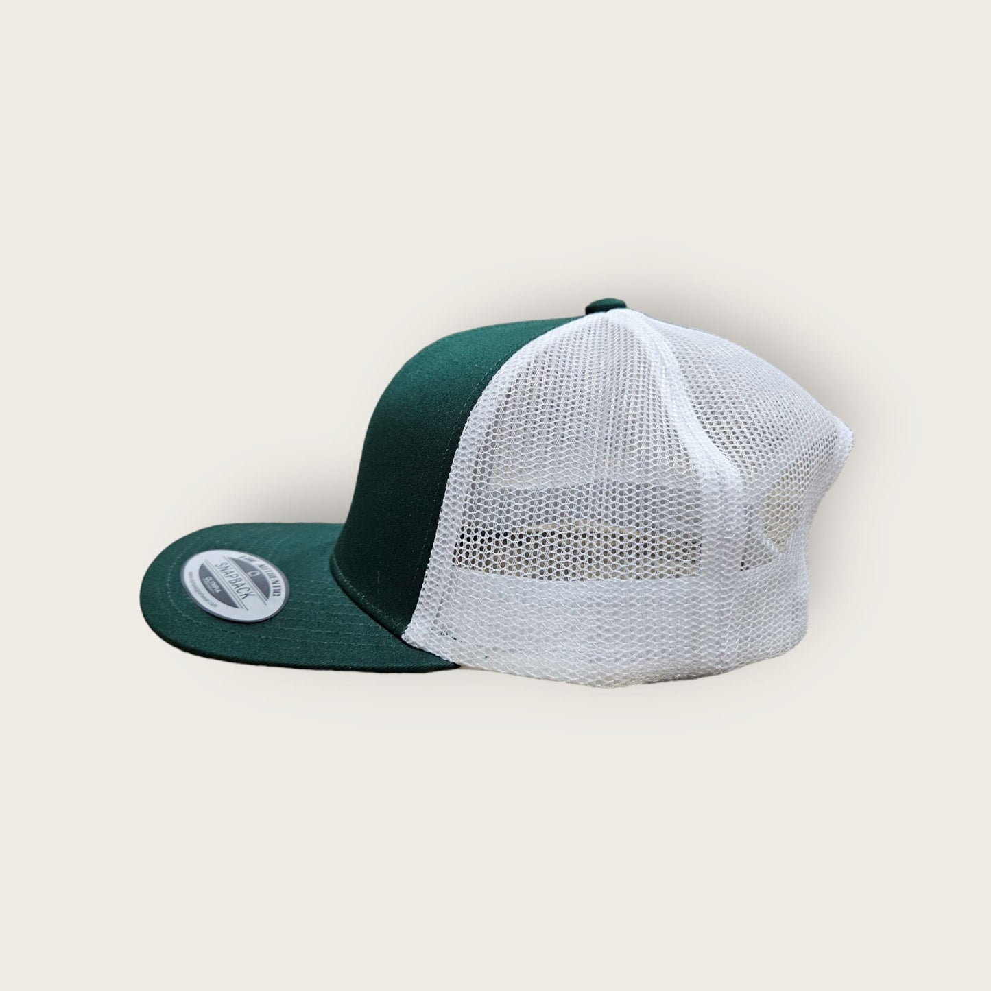 6 Panel Green/White Trucker Hat 110C
