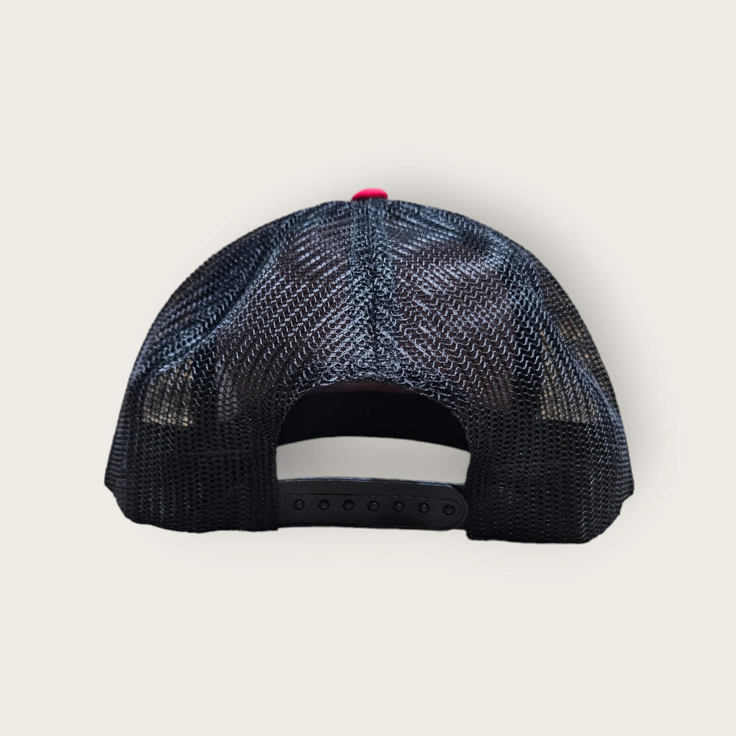 5 Panel Red/Black Trucker Hat Snapback 105C